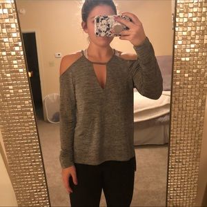 Mink pink Cold Shoulder Top